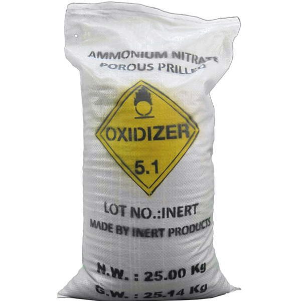 25 Kg Ammonium Nitrate Fertilizer Bag (Domestic) - Filled, Inert Training Aid