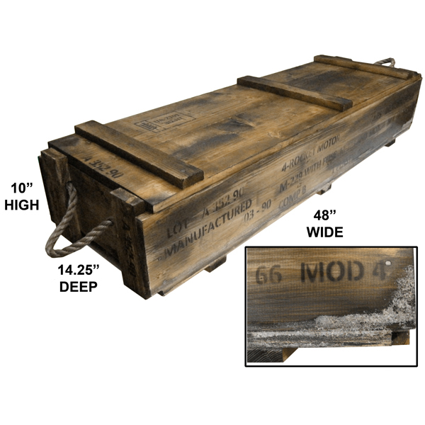 2.75" Hydra Rockets Crate (Empty, Simulated Exuding)