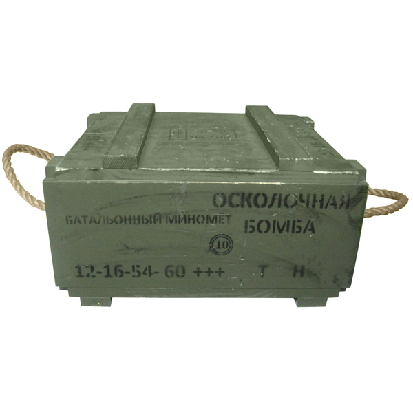 60mm Soviet Mortar Crate (Empty)