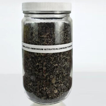 Ammonium Nitrate / Aluminum Powder (AN/Al) Prills, Large Sample - Inert Training Aid