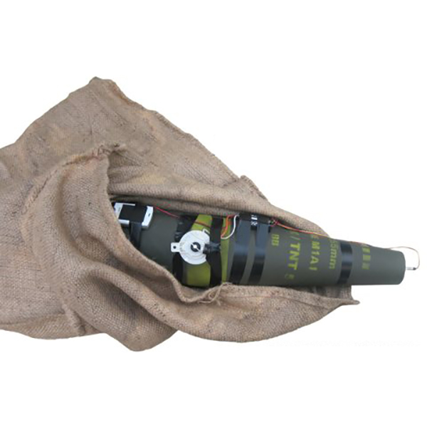 Artillery Projectile in Burlap Bag IED (Command) - Inert Replica Training Aid