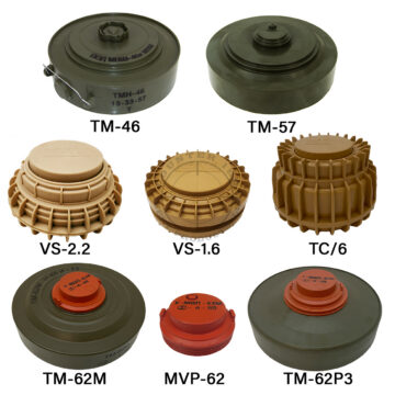 Foreign Anti-Tank Landmine Kit - Inert Replicas OTA-LMK2 Transparent
