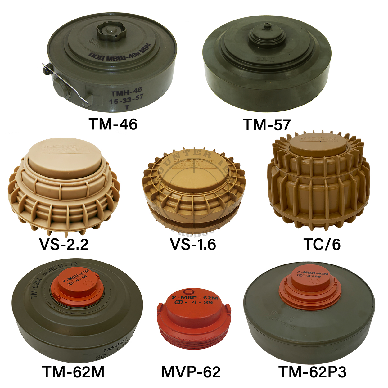 Foreign Anti-Tank Landmine Kit - Inert Replicas OTA-LMK2 Transparent