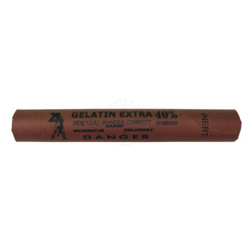 Gelatin Extra 40% Dynamite Stick - Inert Training Aid