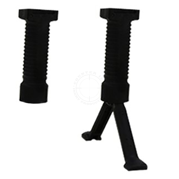 Grip Pod Vertical Grip w/ Collapsible Bipod - Polymer Black