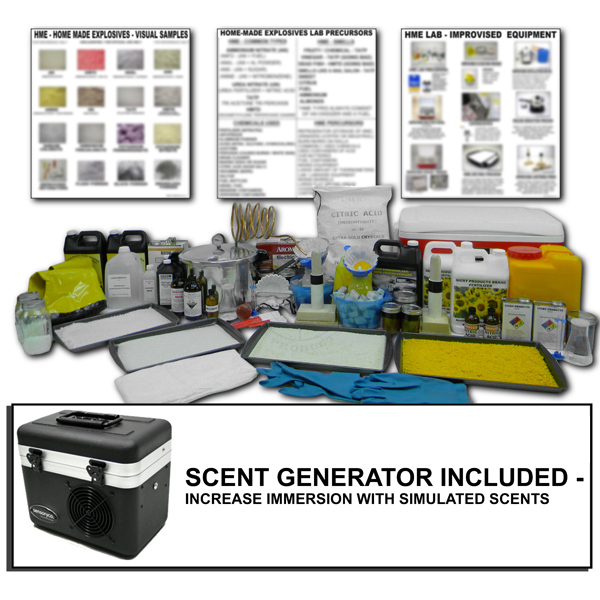 Large HME Lab - Inert Training Kit with Scent Generator
