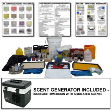 HME Urea Nitrate Lab - Inert Training Kit with Scent Generator