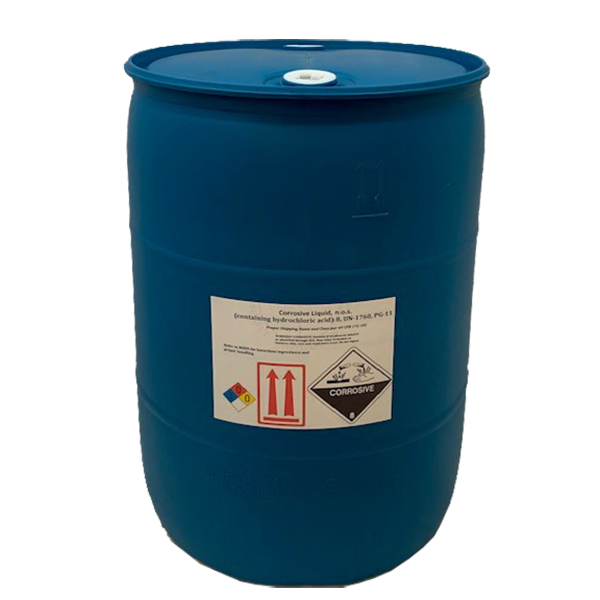 Hydrochloric Acid, 55 Gallon Chemical Drum (Empty) OTA-HDC3
