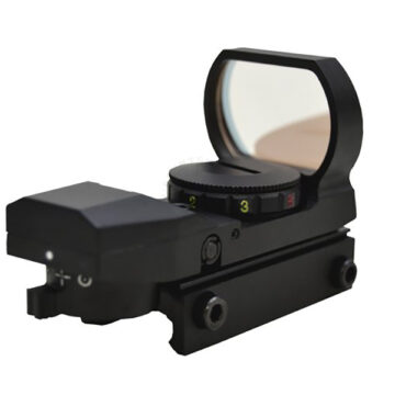 NcStar Tactical Red Dot Sight - Red & Green 4-Pattern Reticle