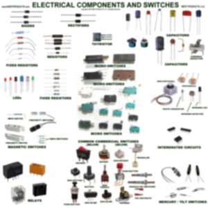 Electrical IED Components & Switches Examples Poster - Inert Products LLC