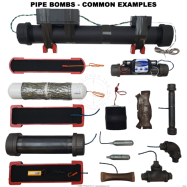 Pipe Bombs and Cutaways Examples Poster