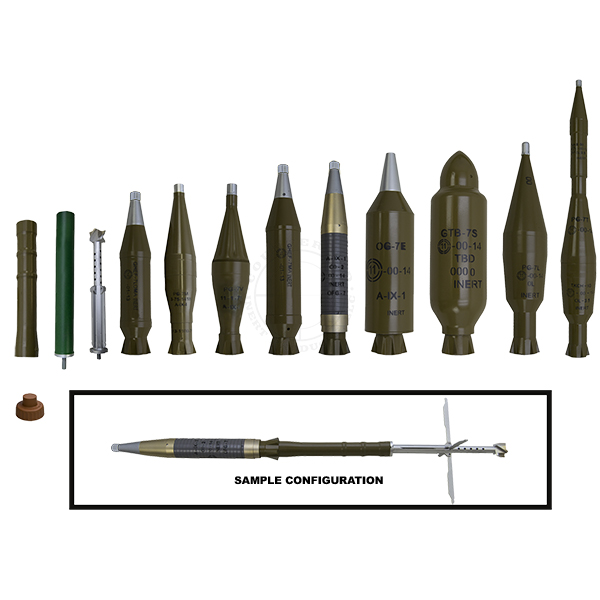 RPG-7 Rocket Classroom Recognition Training Kit OTA-RPGK01
