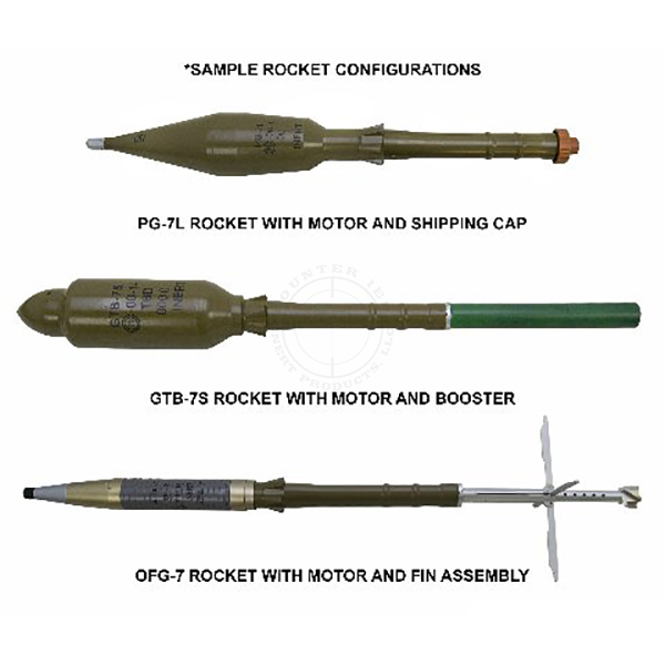 Modular RPG-7 Rocket Components