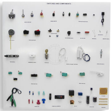 IED Switches and Components Display Board (24" x 24")