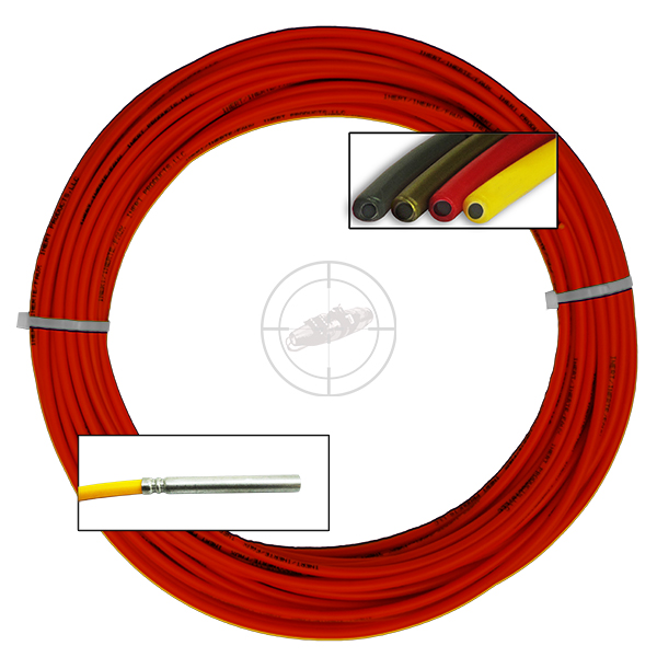 Time Fuse (Solid Core), 100 ft Coil (Red) - Inert Replica OTA-SC93