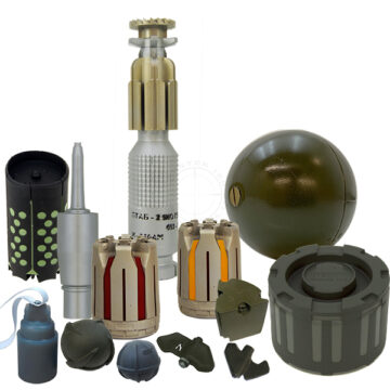 Submunition / Cluster Bomb / Scatter-Mine Training Kit - Inert Replica Training Aids