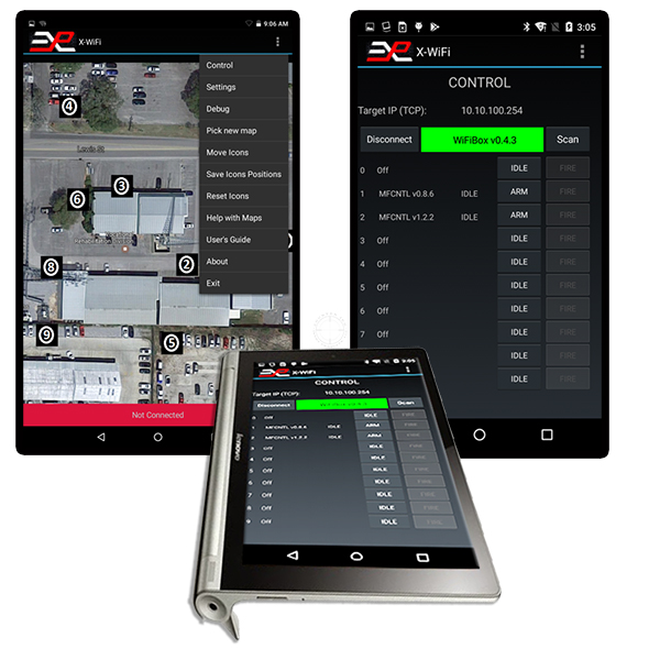 X-ACT Active Control Tablet - Explotrain Battlefield Effects Monitor ...